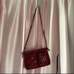 Red Brighton crossbody purse